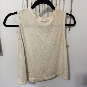 Universal Thread Off-White Muscle Tee